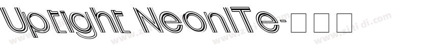 Uptight NeonlTe字体转换